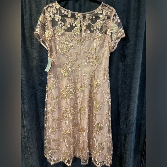 SL Fashions SLNY cap sleeve embroiderery/sequins NWT - Picture 5 of 9